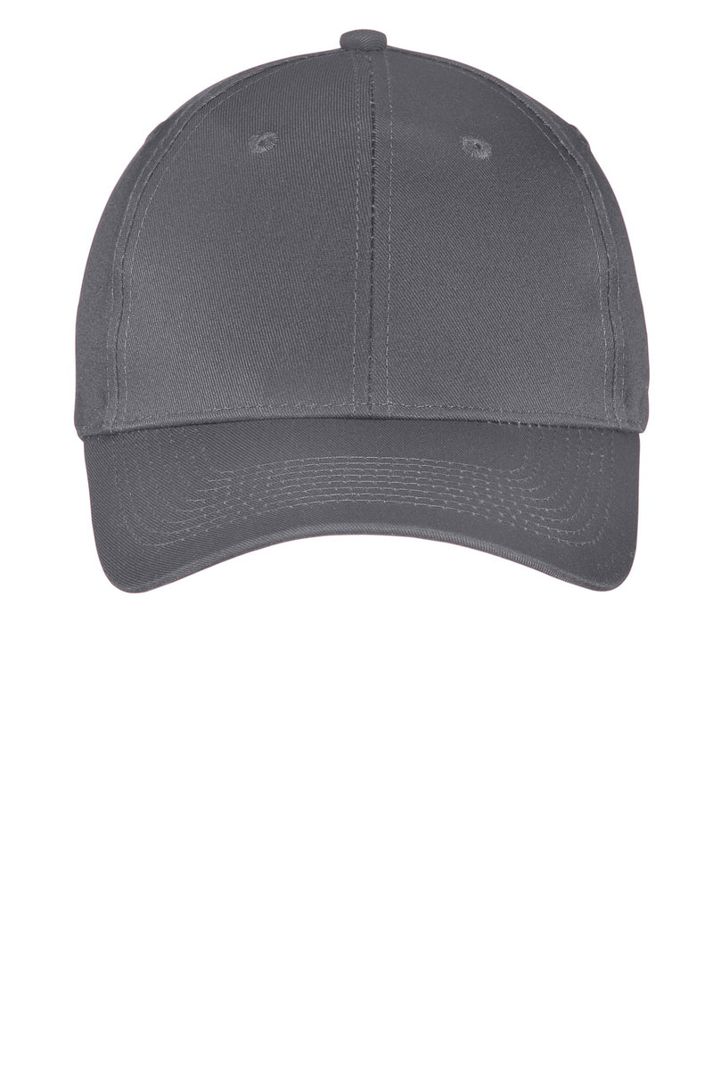 Port Authority Six-Panel Twill Cap - Charcoal