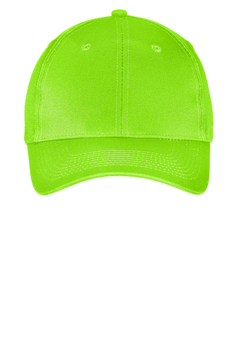 Port Authority Six-Panel Twill Cap - Lime