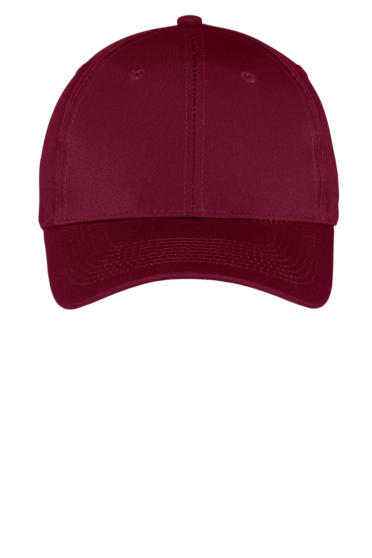 Port Authority Six-Panel Twill Cap - Maroon