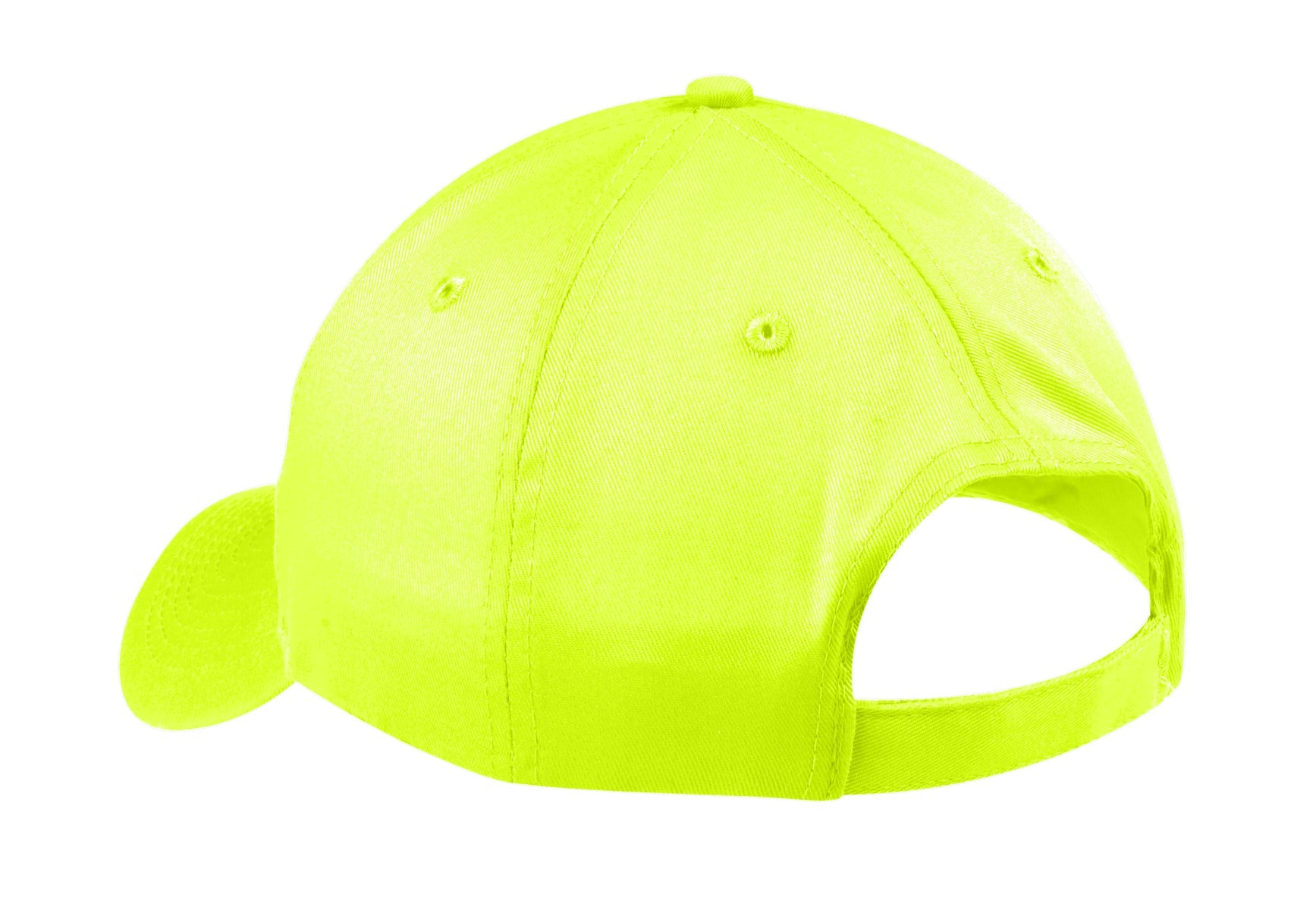 Port Authority Six-Panel Twill Cap - Neon Yellow