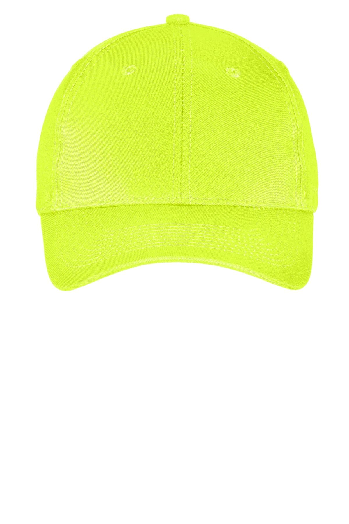Port Authority Six-Panel Twill Cap - Neon Yellow