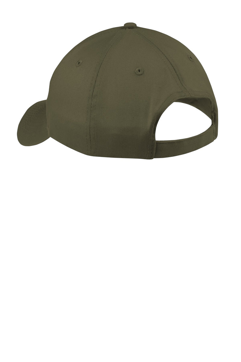 Port Authority Six-Panel Twill Cap - Olive Drab Green