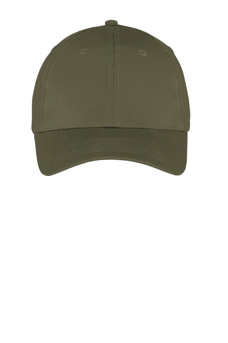 Port Authority Six-Panel Twill Cap - Olive Drab Green