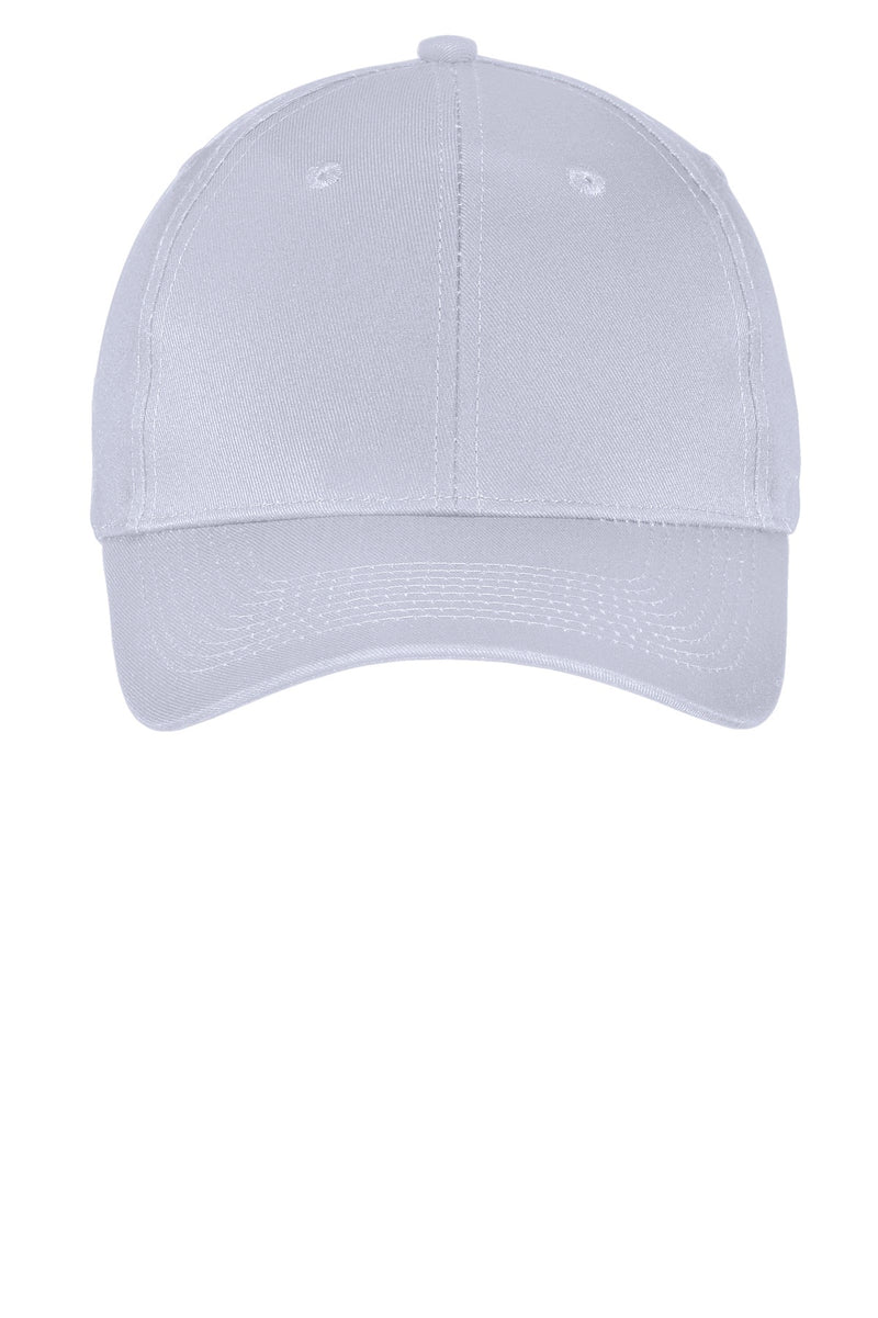 Port Authority Six-Panel Twill Cap - Silver
