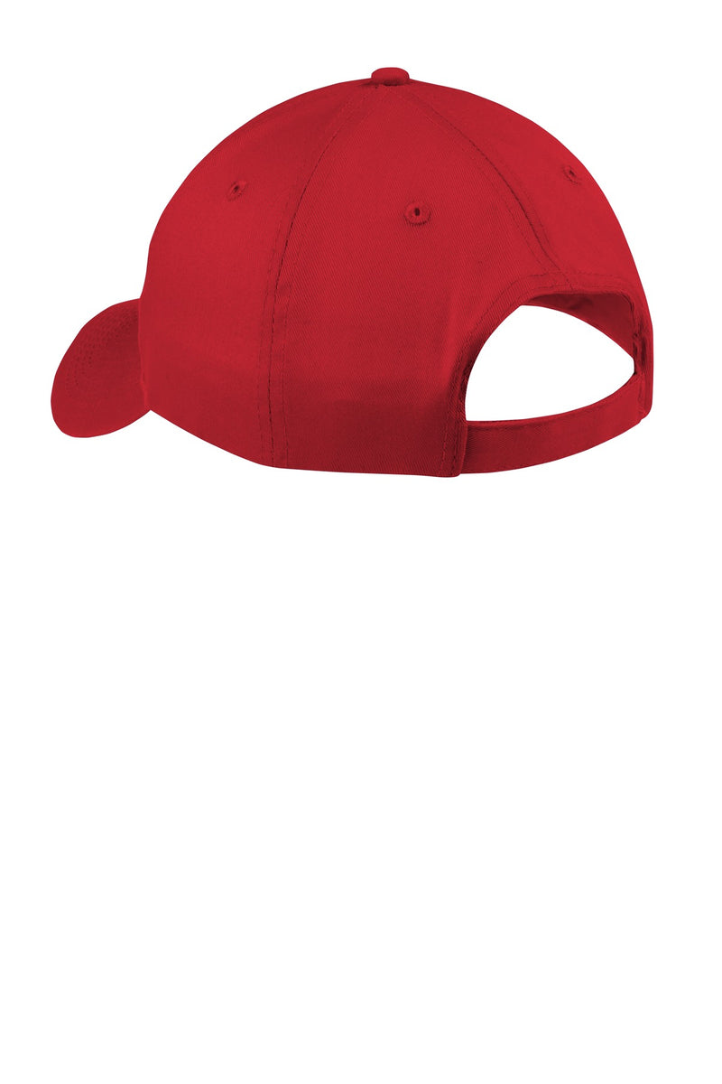 Port Authority Six-Panel Twill Cap - True Red