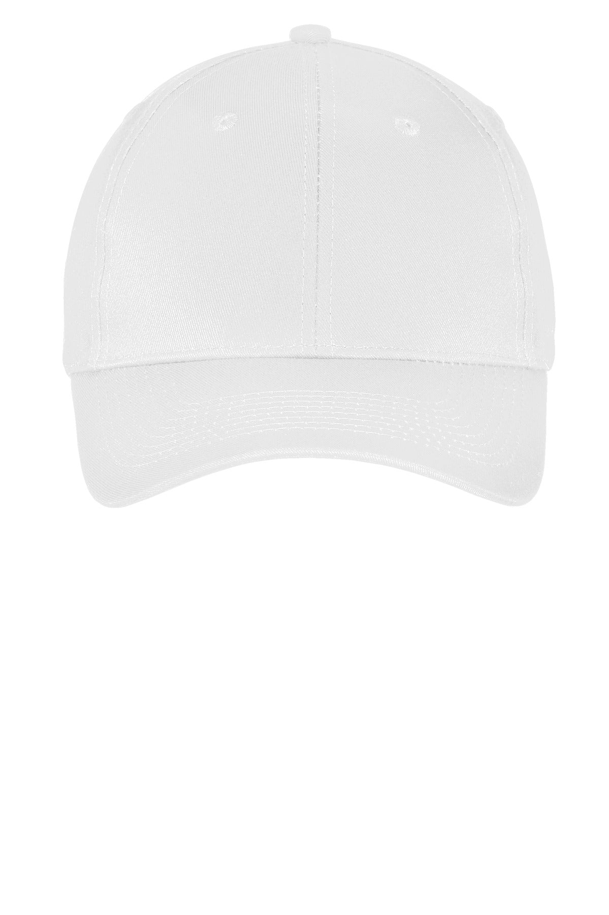 Port Authority Six-Panel Twill Cap - White