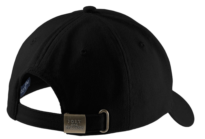 Port Authority Brushed Twill Cap - Black