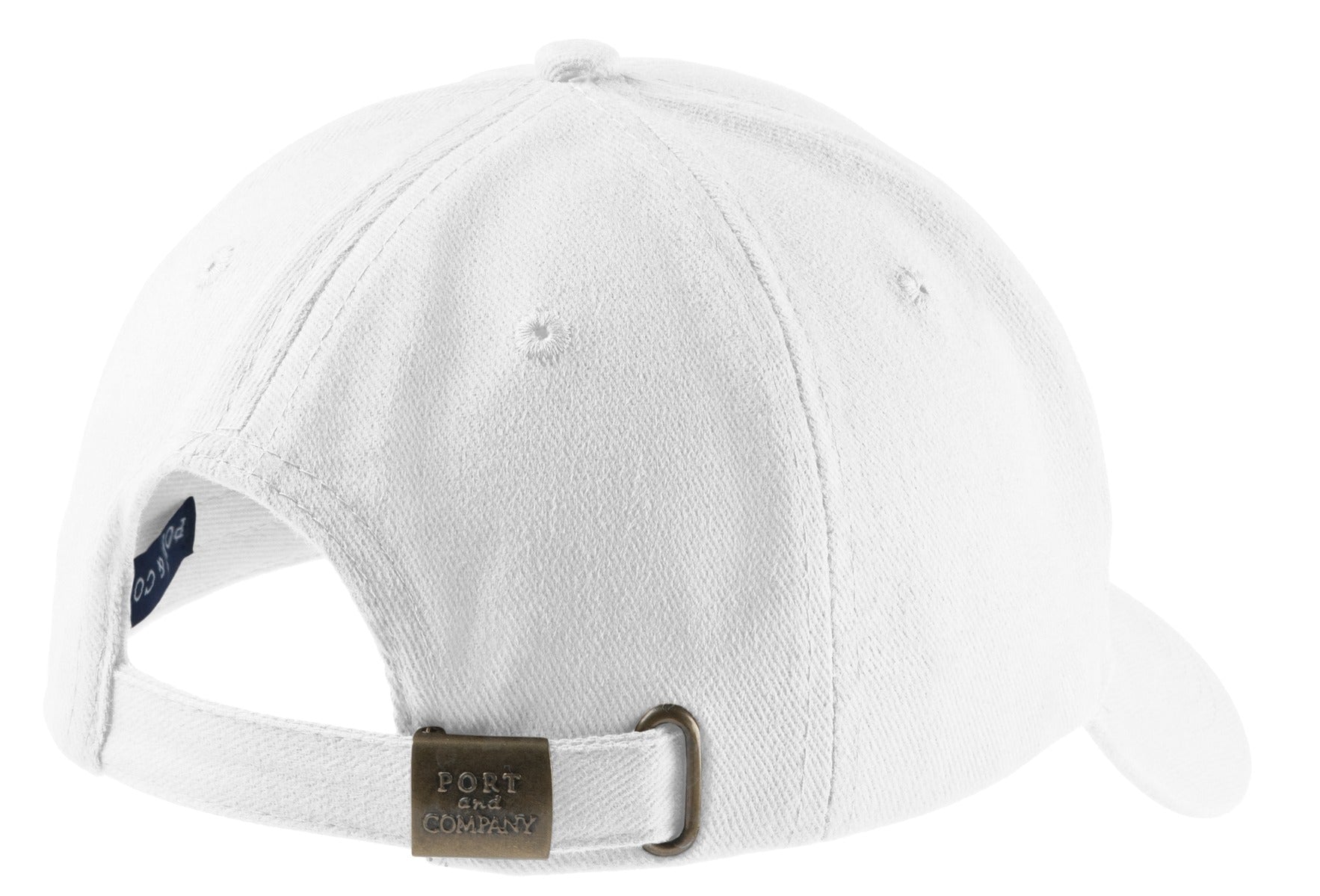 Port Authority Brushed Twill Cap - White