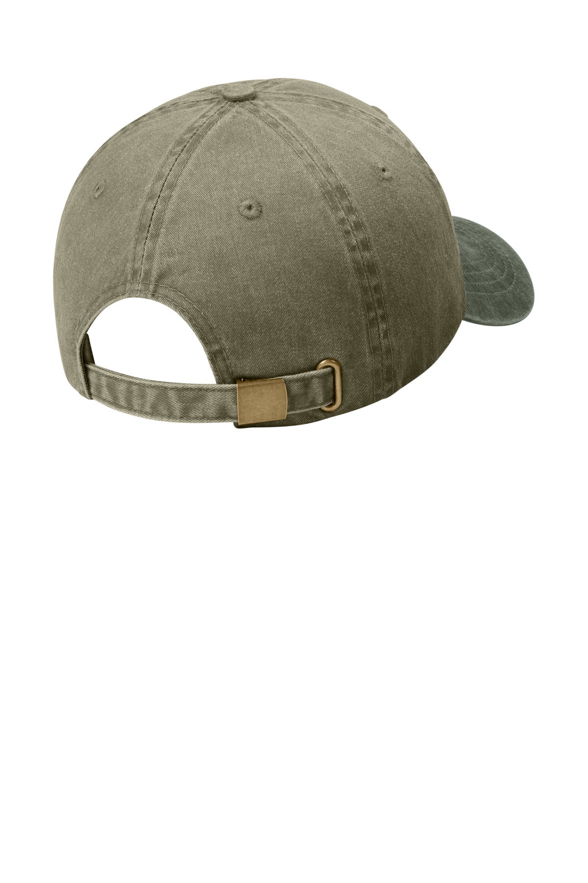 Port Authority Two-Tone Pigment-Dyed Cap - Khaki/ Hunter