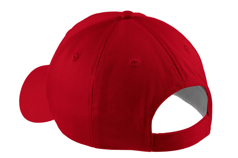 Port Authority Five-Panel Twill Cap - Red