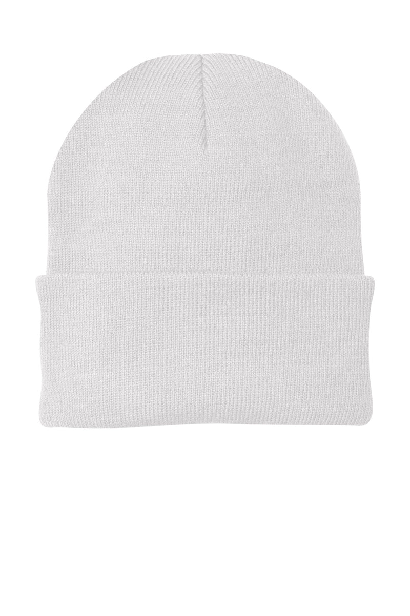 Port Authority Knit Cap - White
