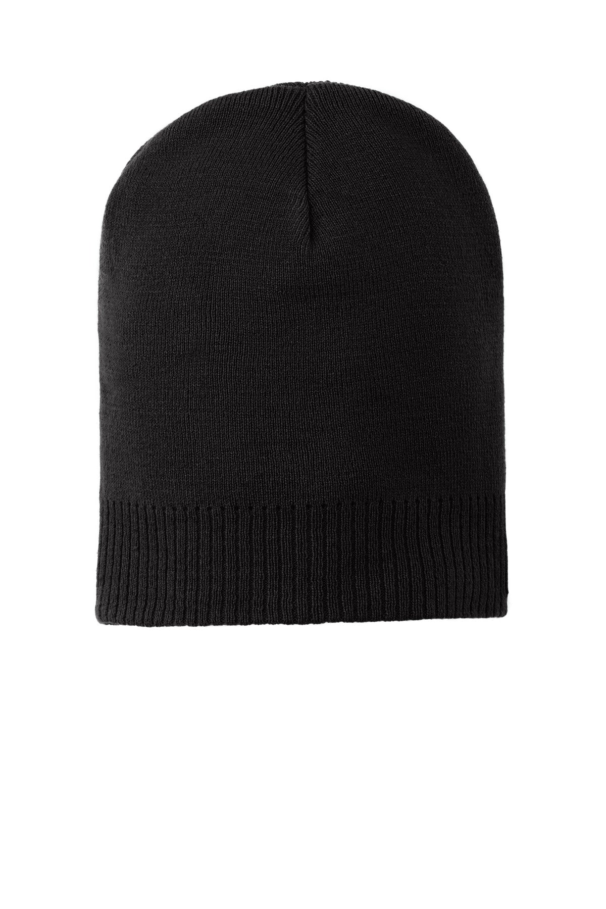 Port Authority 100% Cotton Beanie - Black