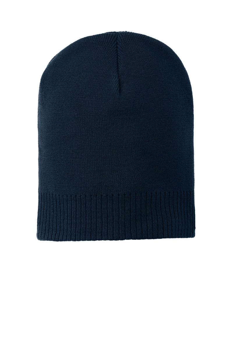 Port Authority 100% Cotton Beanie - Navy