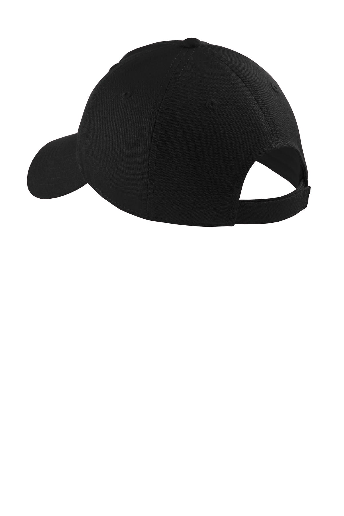 Port Authority Soft Brushed Canvas Cap - Black