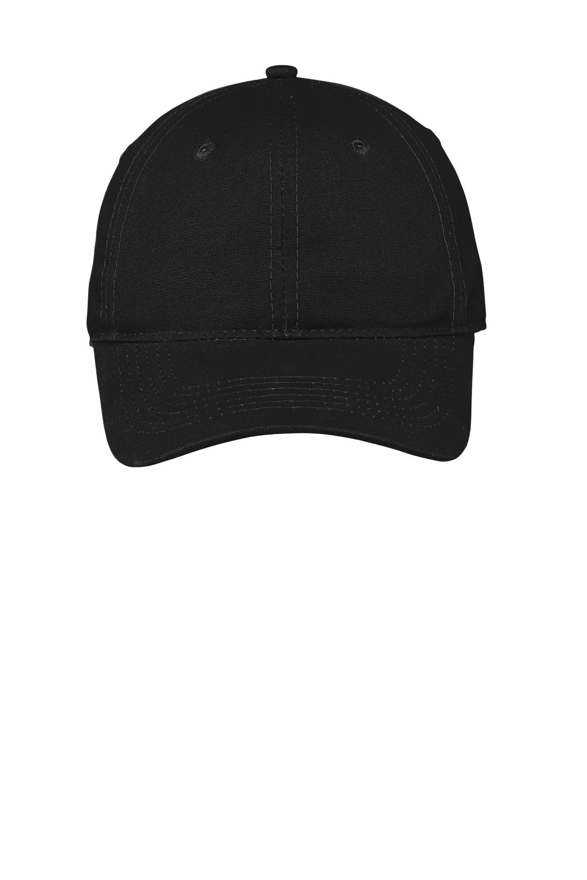 Port Authority Soft Brushed Canvas Cap - Black