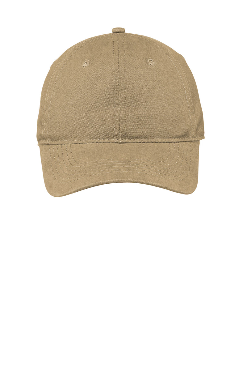 Port Authority Soft Brushed Canvas Cap - Khaki