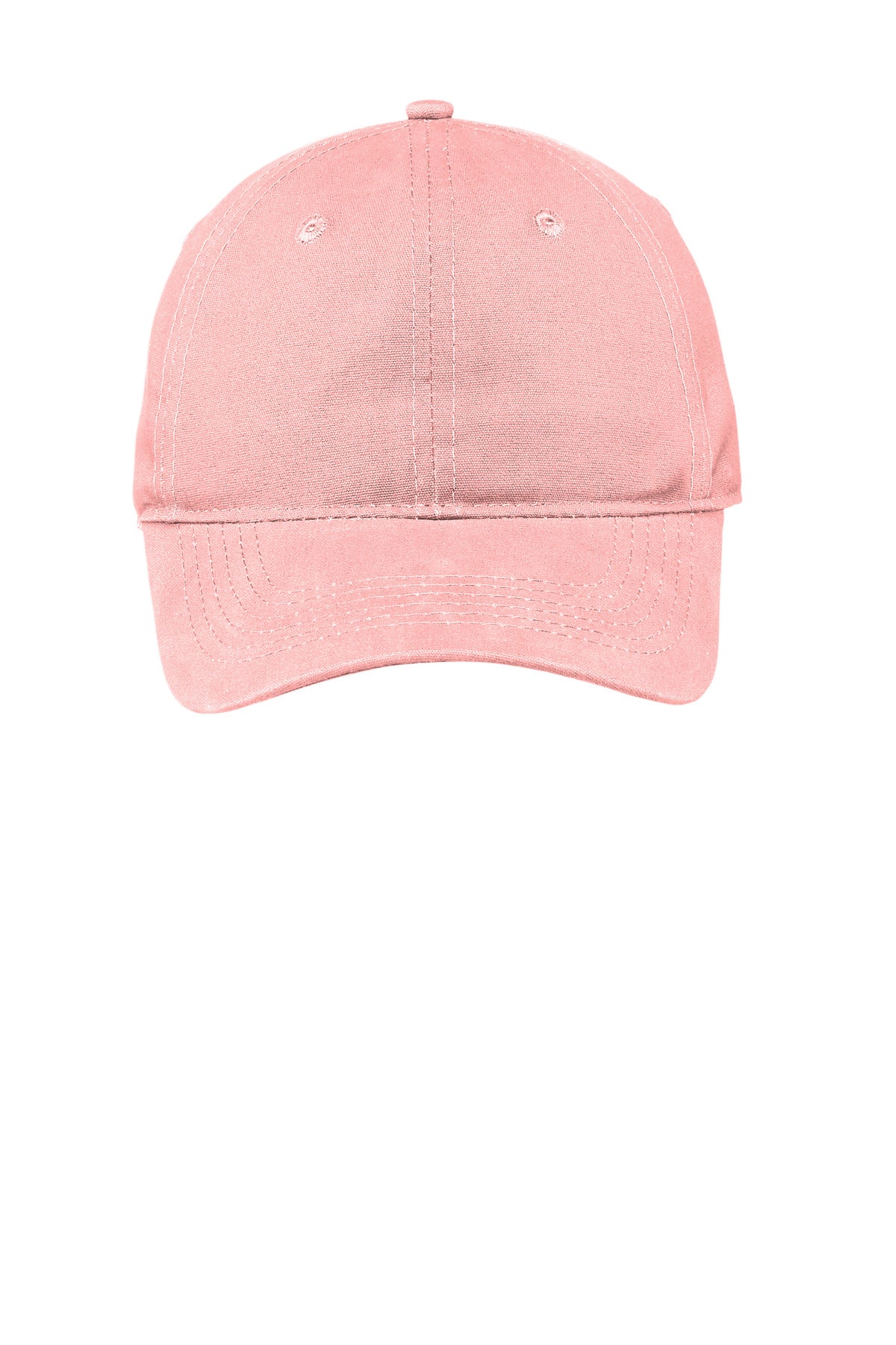 Port Authority Soft Brushed Canvas Cap - Light Pink