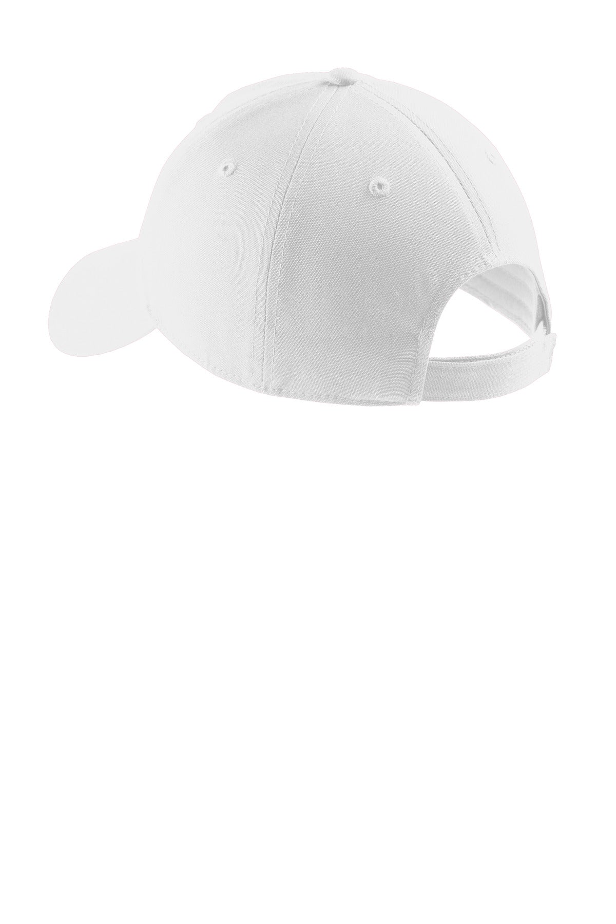 Port Authority Soft Brushed Canvas Cap - White