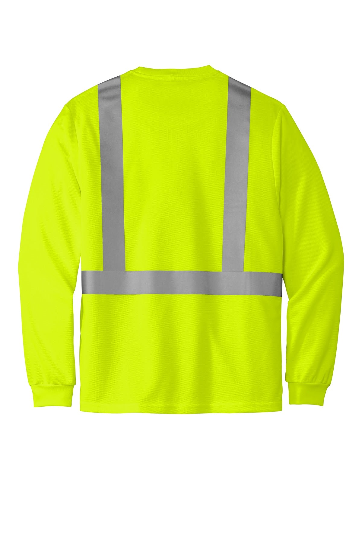 CornerStone  ANSI 107 Class 2 Mesh Long Sleeve Tee - Safety Yellow