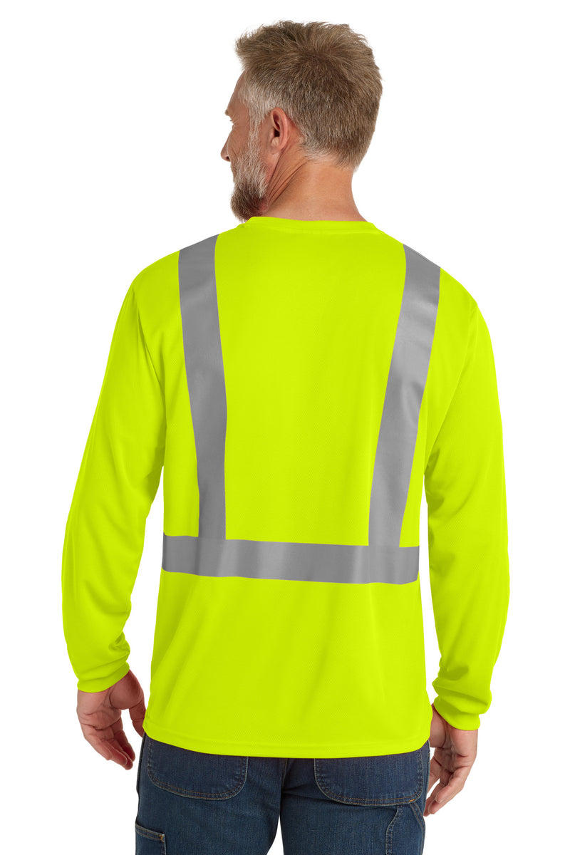 CornerStone  ANSI 107 Class 2 Mesh Long Sleeve Tee - Safety Yellow