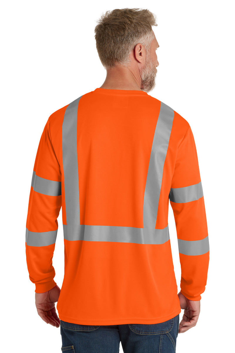 CornerStone  ANSI 107 Class 3 Mesh Long Sleeve Tee - Safety Orange