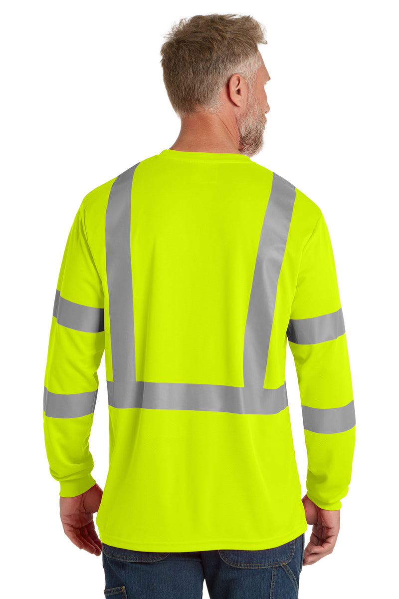 CornerStone  ANSI 107 Class 3 Mesh Long Sleeve Tee - Safety Yellow
