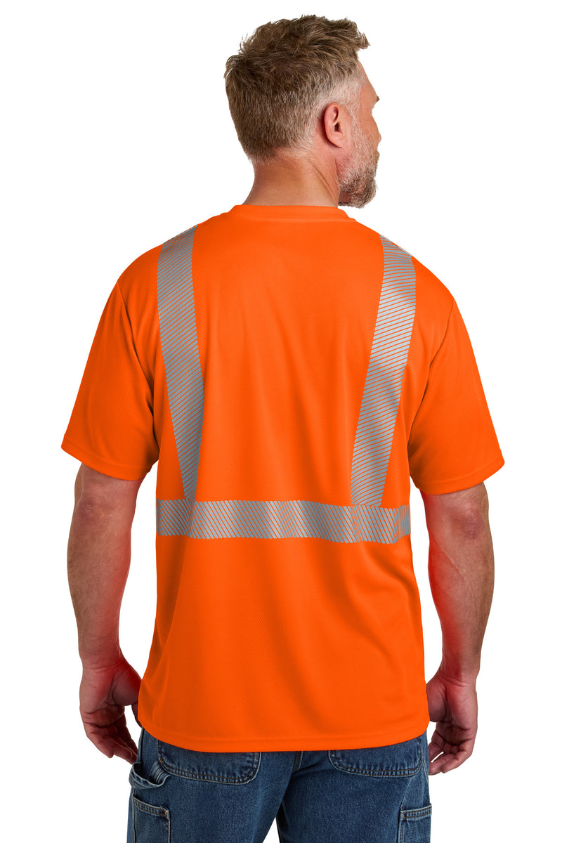 CornerStone ANSI 107 Class 2 Segmented Tape Tee - Safety Orange