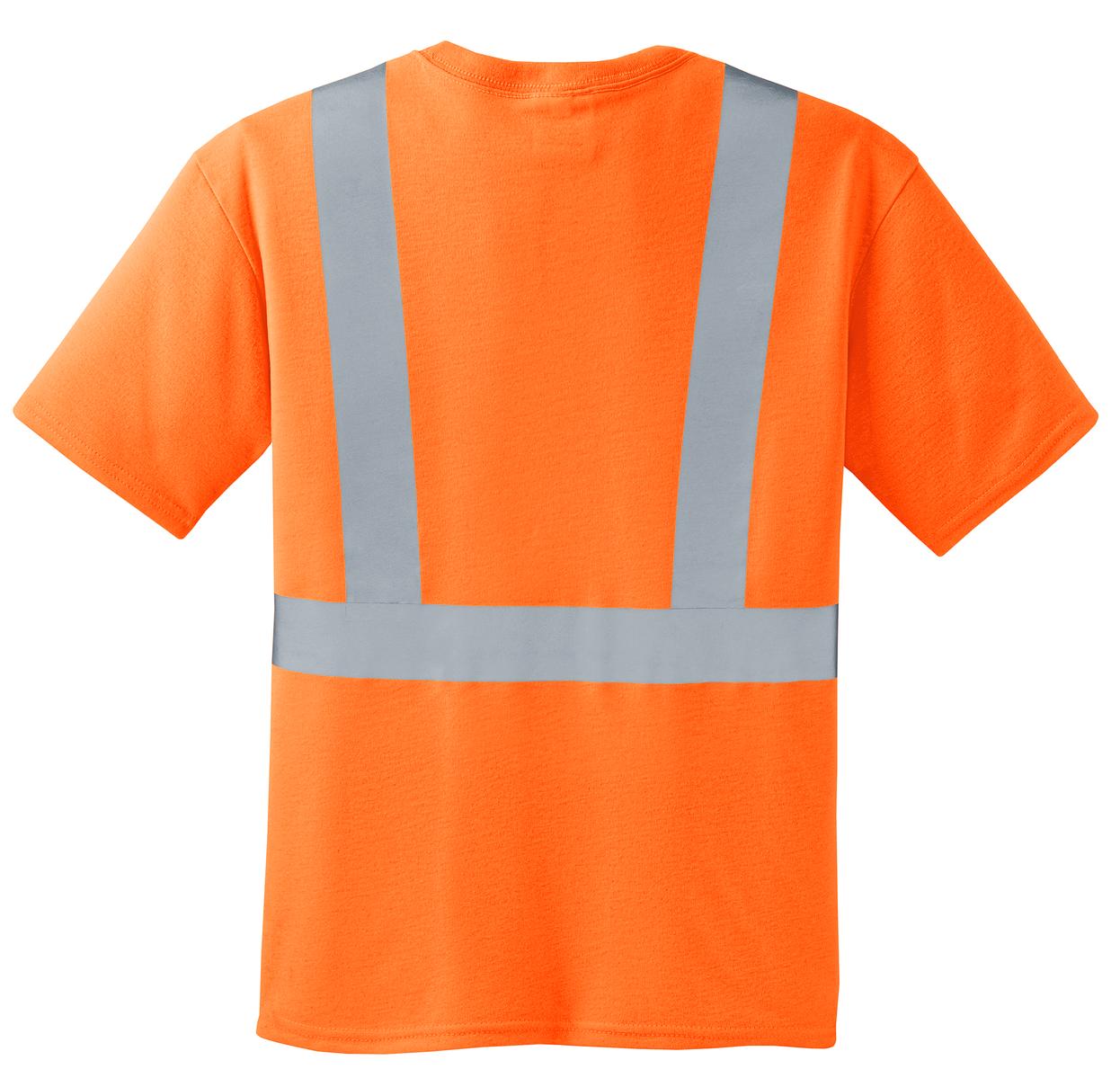 CornerStone - ANSI 107 Class 2 Safety T-Shirt - Safety Orange/ Reflective