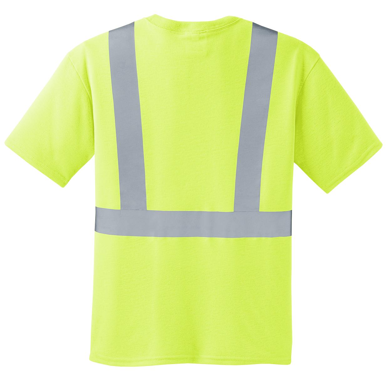 CornerStone - ANSI 107 Class 2 Safety T-Shirt - Safety Yellow/ Reflective