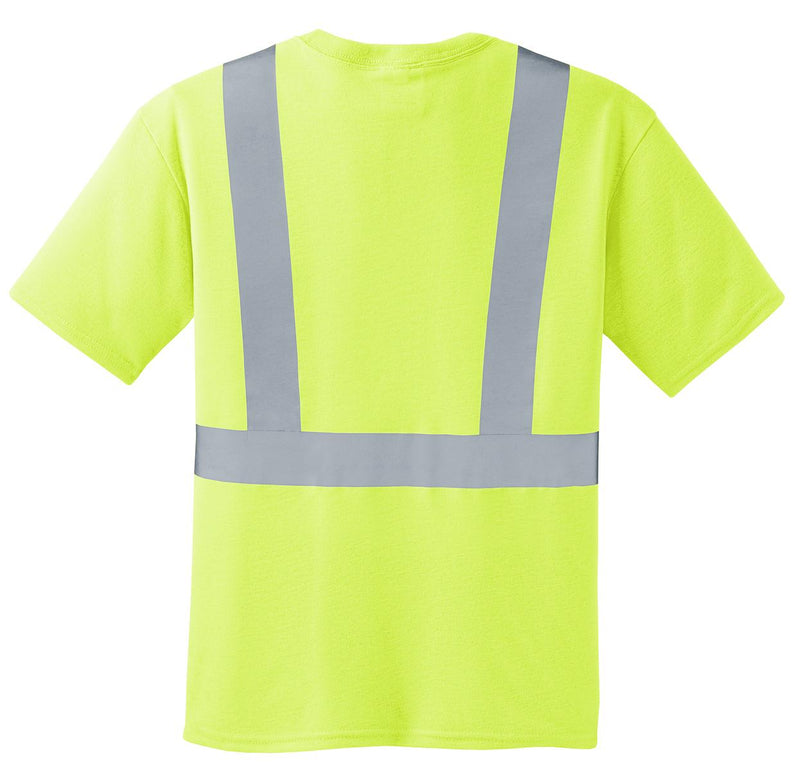 CornerStone - ANSI 107 Class 2 Safety T-Shirt - Safety Yellow/ Reflective