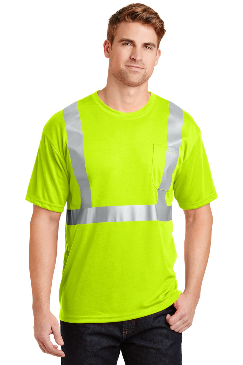 CornerStone - ANSI 107 Class 2 Safety T-Shirt - Safety Yellow/ Reflective