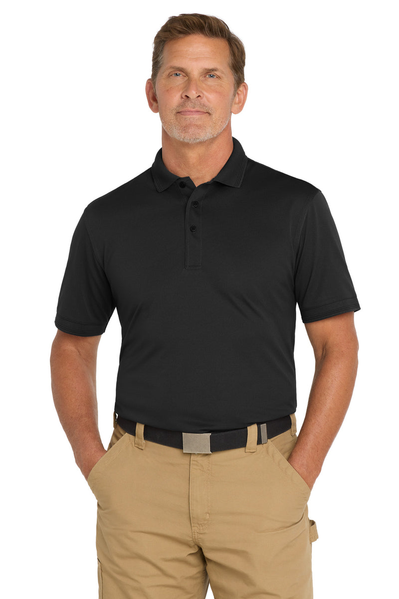CornerStone  Industrial Snag-Proof Pique Polo - Black
