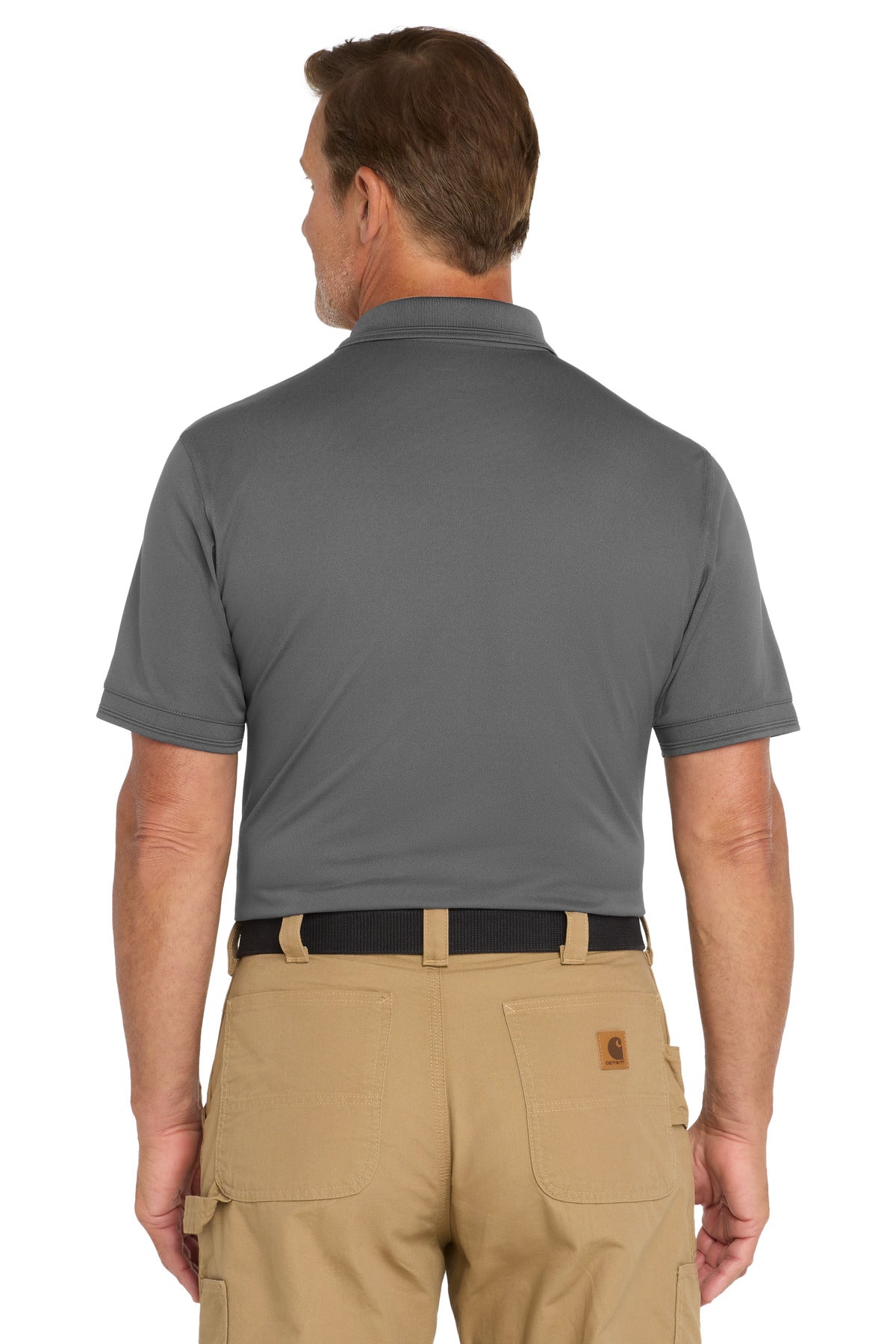 CornerStone  Industrial Snag-Proof Pique Polo - Charcoal