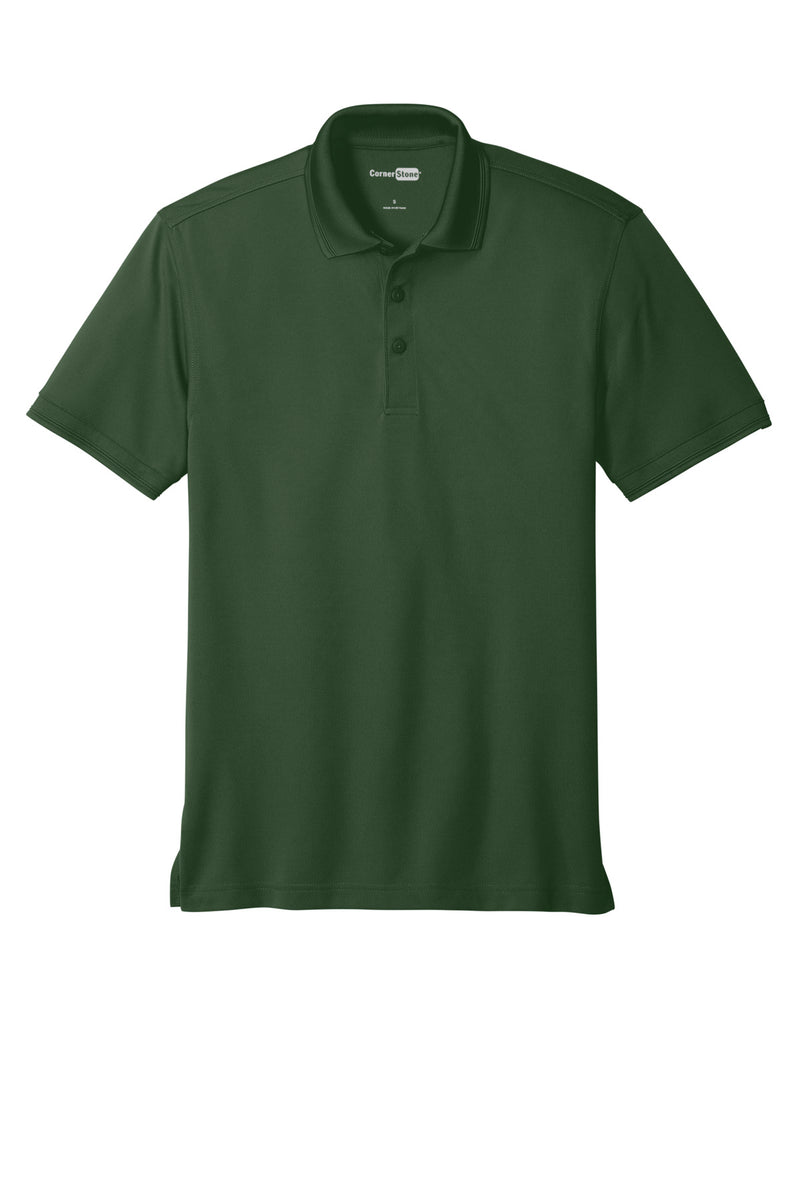 CornerStone  Industrial Snag-Proof Pique Polo - Dark Green