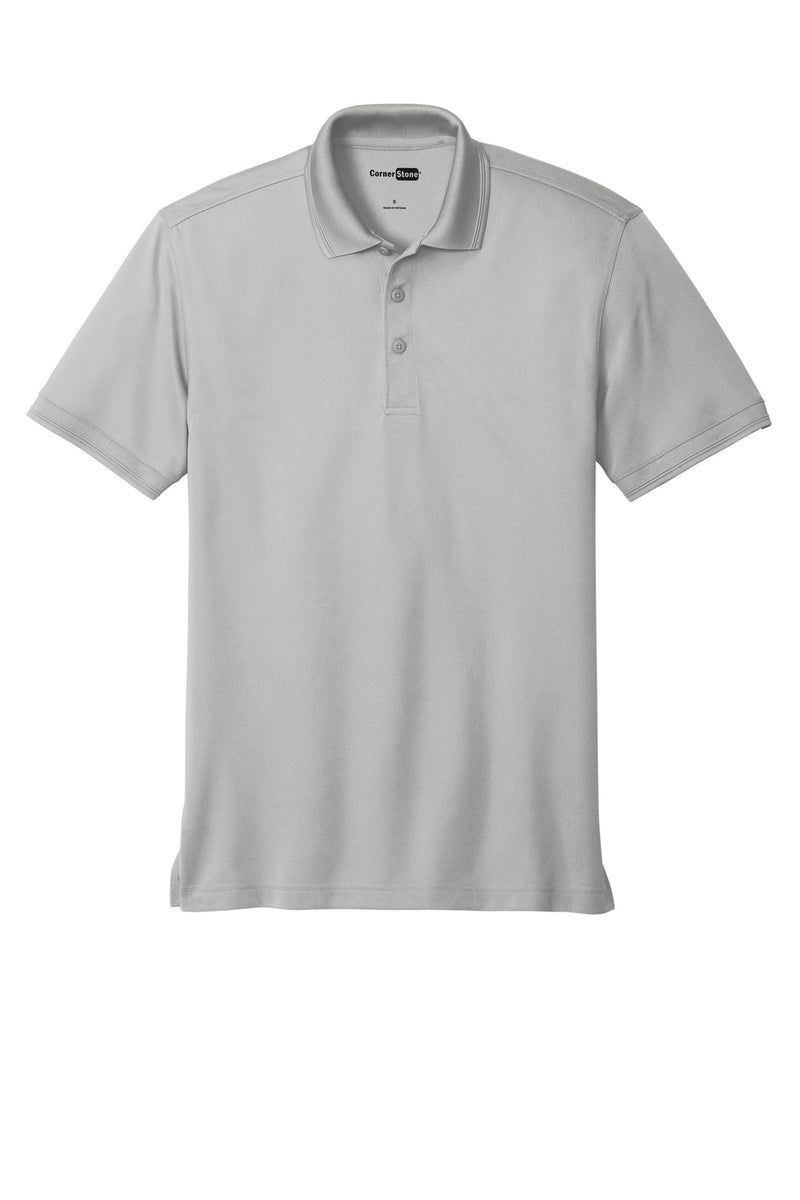CornerStone  Industrial Snag-Proof Pique Polo - Light Grey