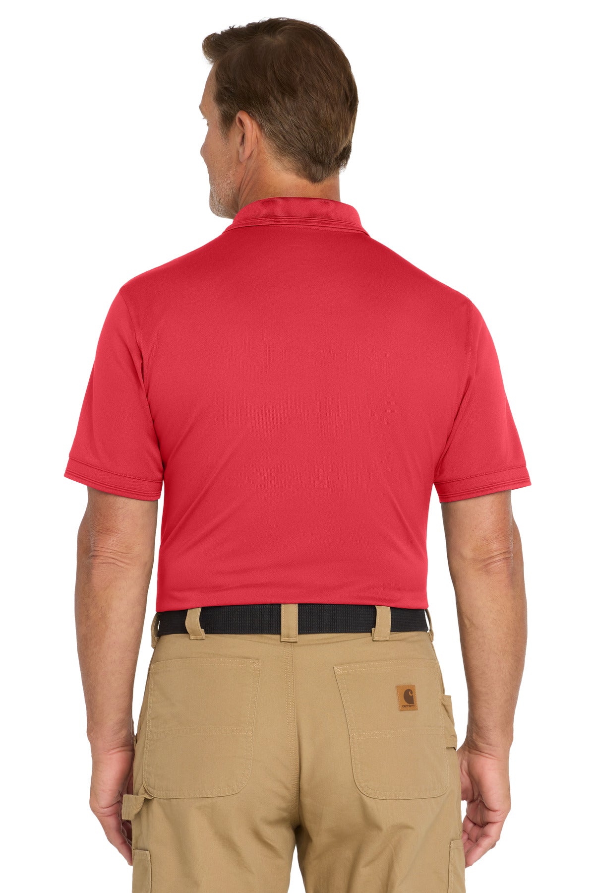 CornerStone  Industrial Snag-Proof Pique Polo - Red