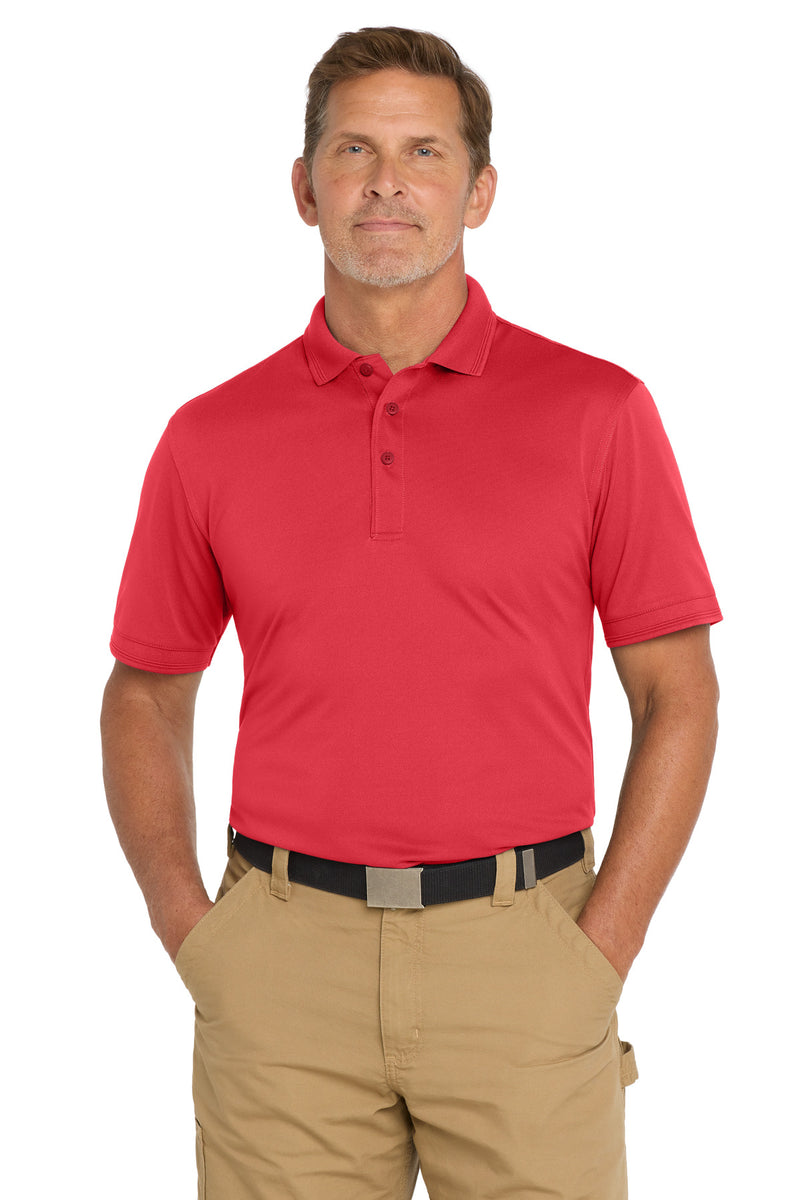 CornerStone  Industrial Snag-Proof Pique Polo - Red