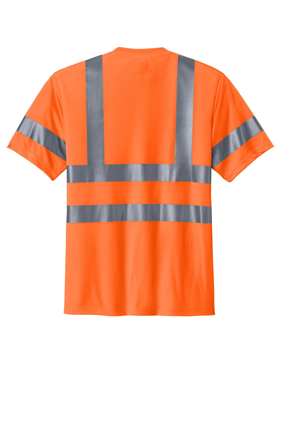CornerStone - ANSI 107 Class 3 Short Sleeve Snag-Resistant Reflective T-Shirt - Safety Orange