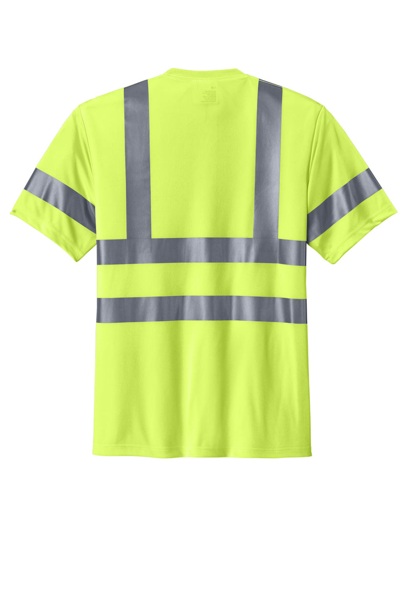 CornerStone - ANSI 107 Class 3 Short Sleeve Snag-Resistant Reflective T-Shirt - Safety Yellow