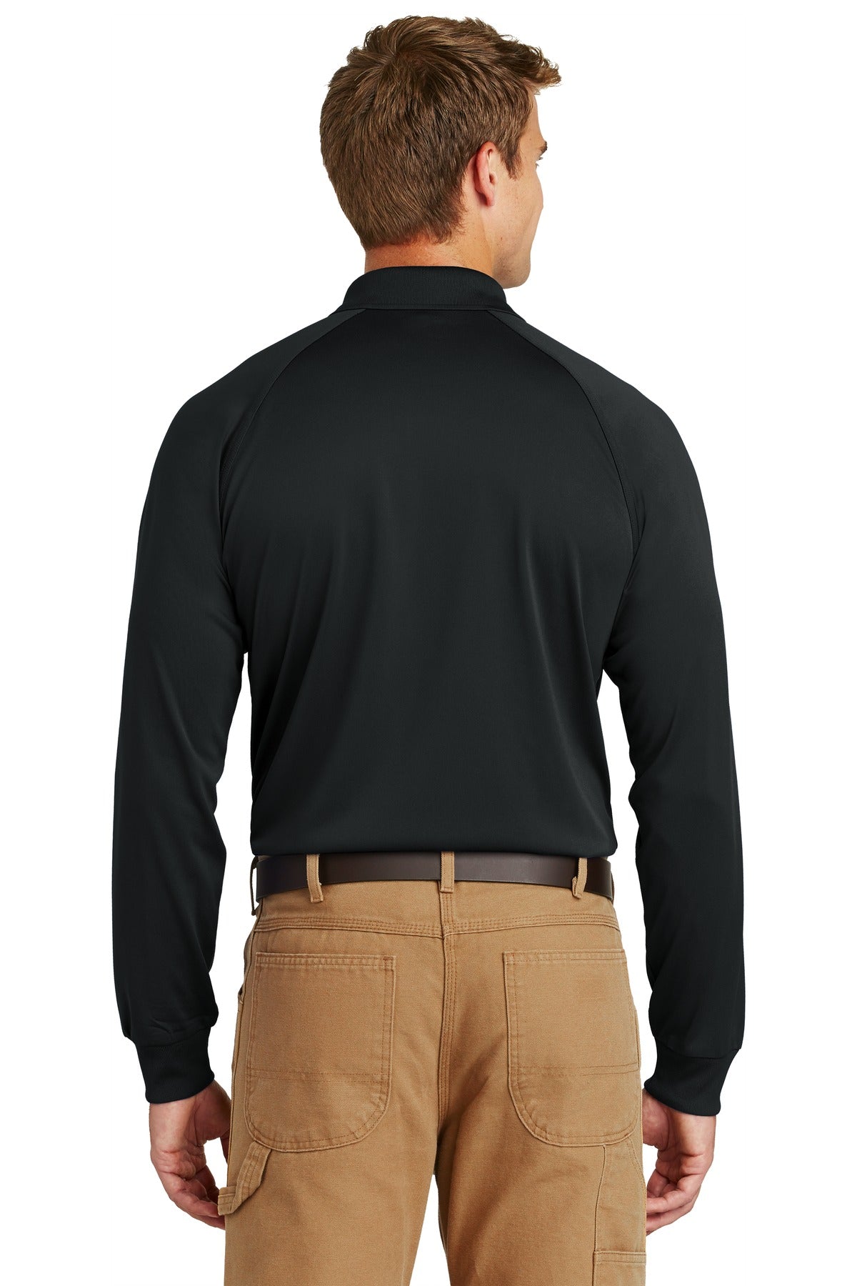 CornerStone - Select Long Sleeve Snag-Proof Tactical Polo - Black