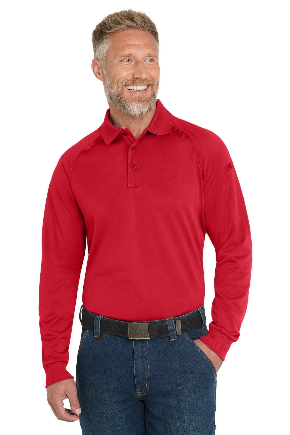 CornerStone - Select Long Sleeve Snag-Proof Tactical Polo - Red