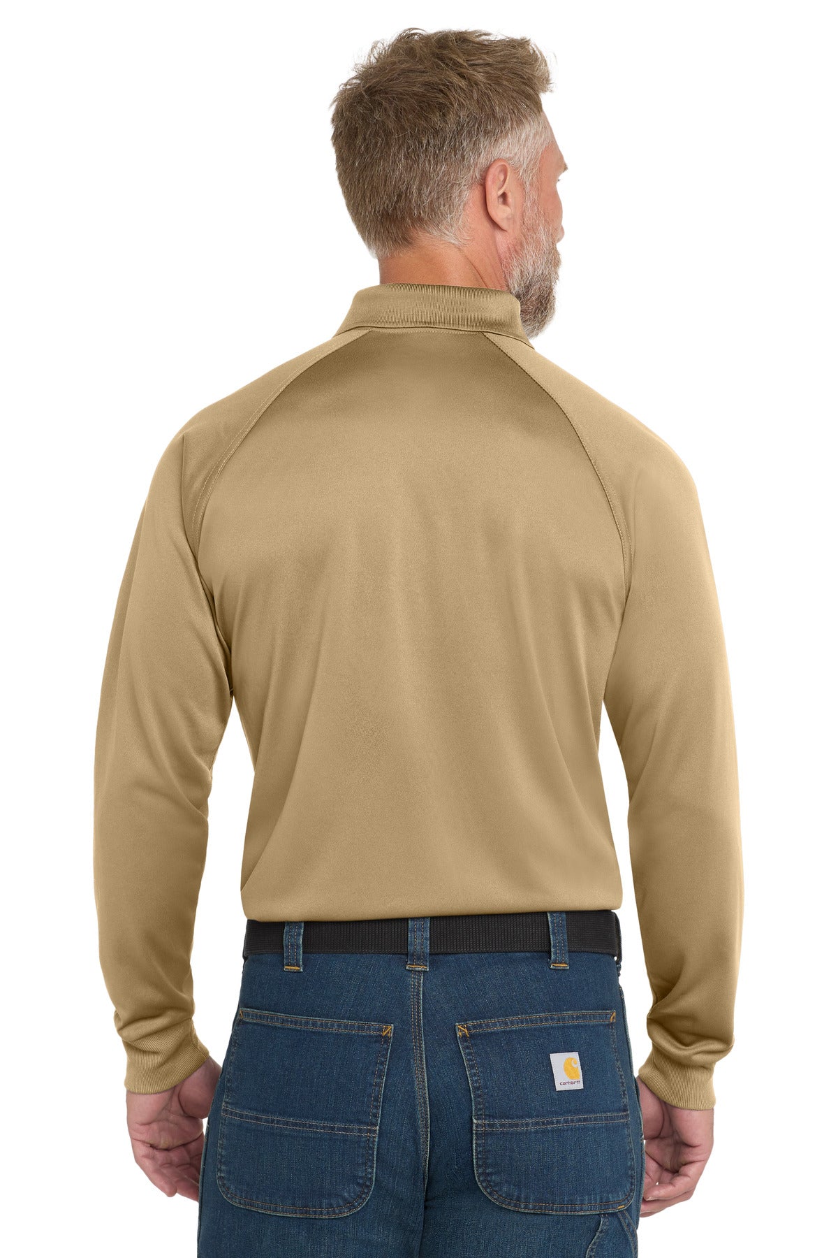 CornerStone - Select Long Sleeve Snag-Proof Tactical Polo - Tan