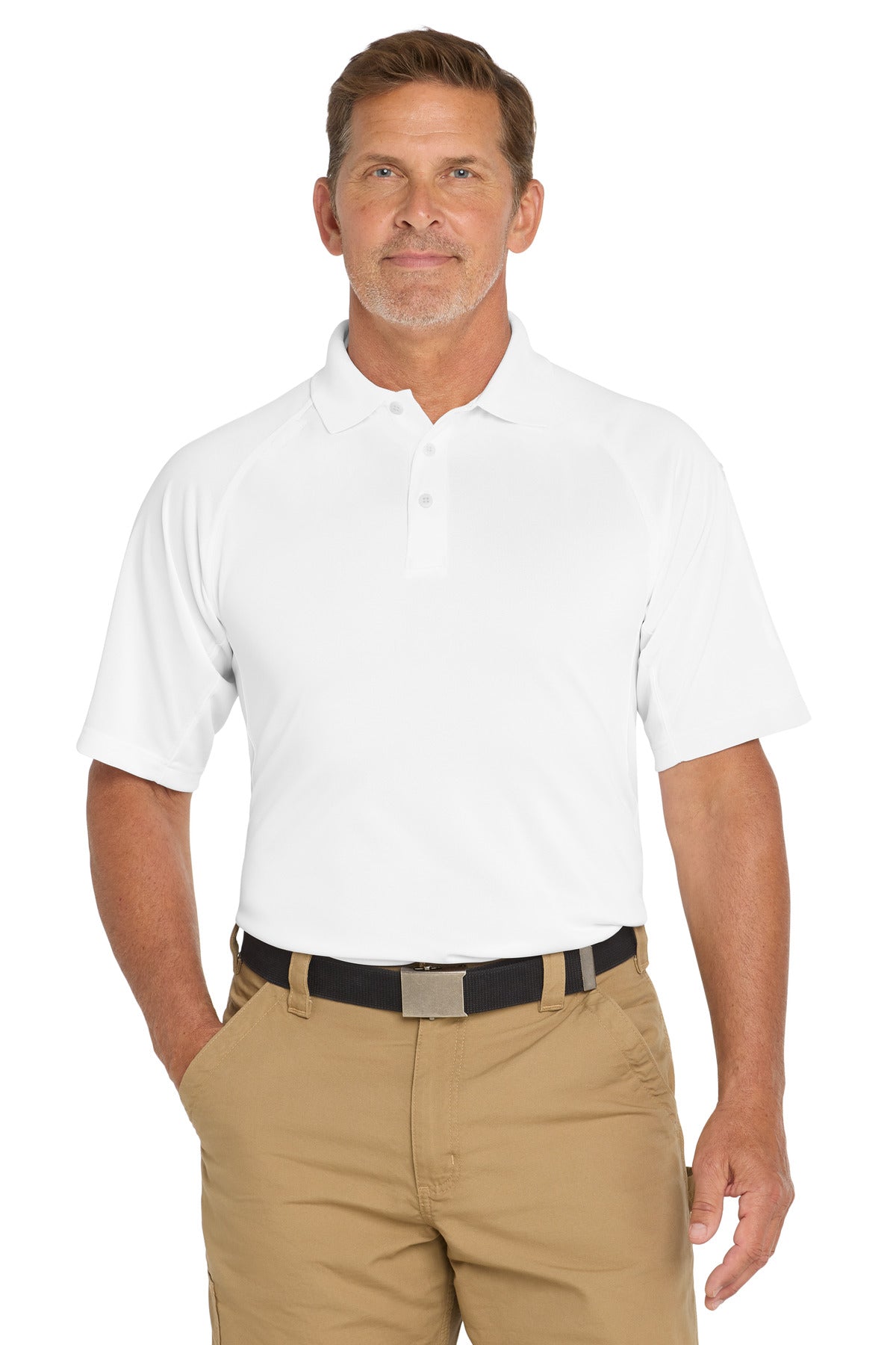 CornerStone - Select Snag-Proof Tactical Polo - White