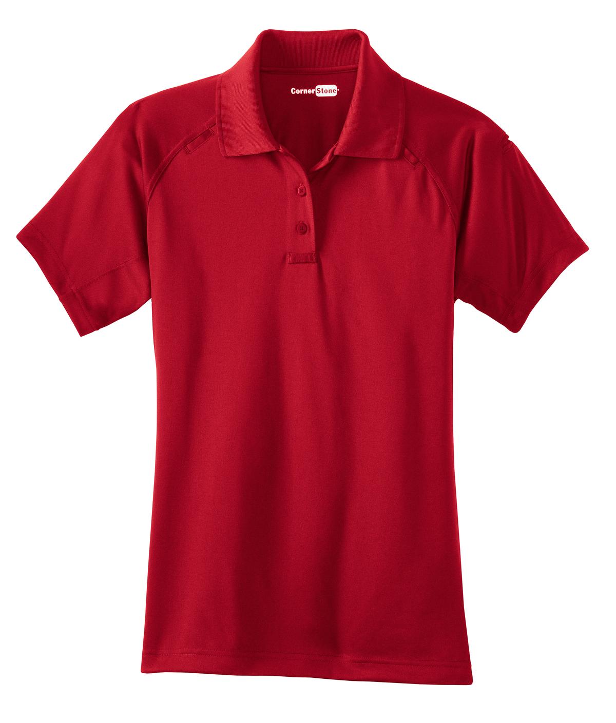 CornerStone Women's Select Snag-Proof Tactical Polo - Red