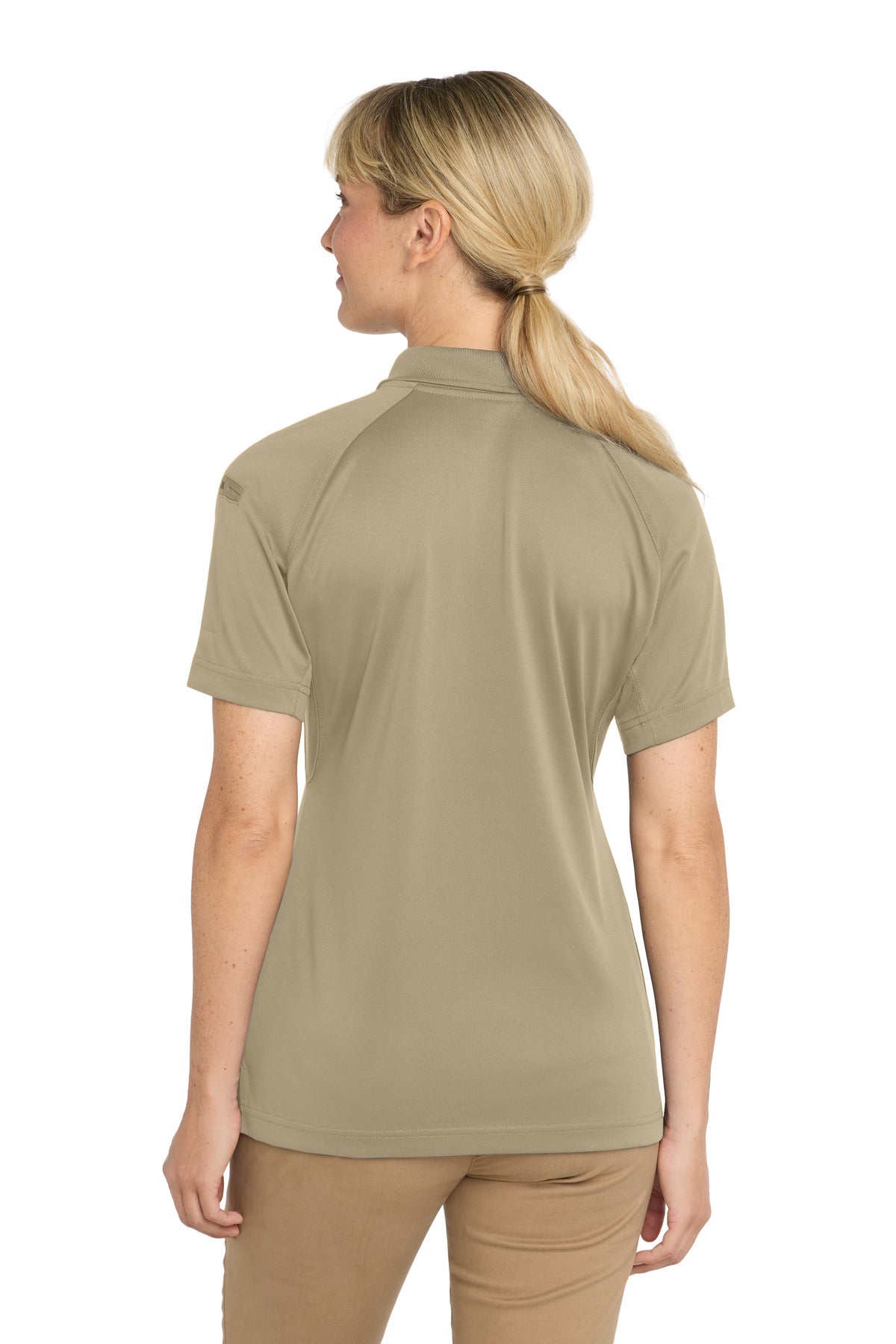 CornerStone Women's Select Snag-Proof Tactical Polo - Tan