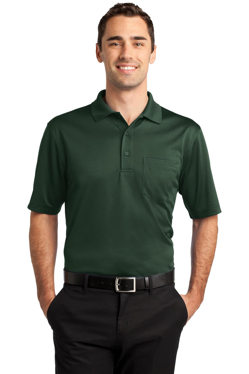 CornerStone Select Snag-Proof Pocket Polo - Dark Green