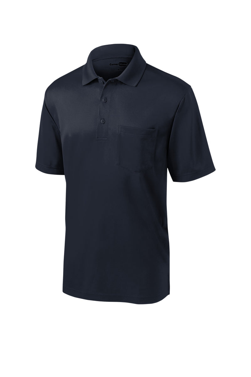 CornerStone Select Snag-Proof Pocket Polo - Dark Navy