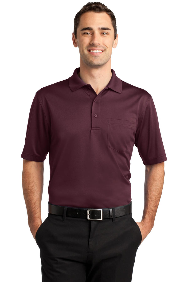 CornerStone Select Snag-Proof Pocket Polo - Maroon