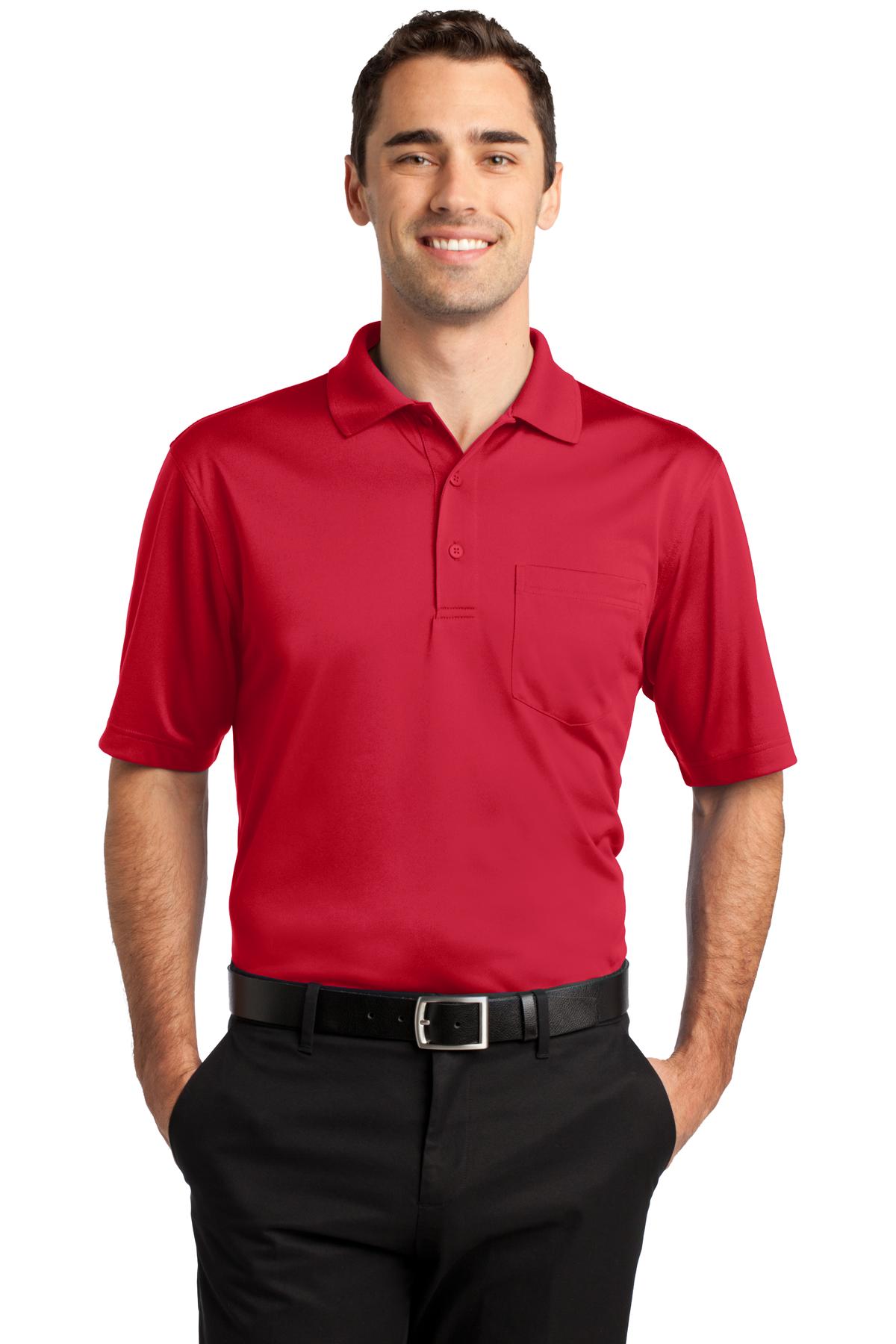 CornerStone Select Snag-Proof Pocket Polo - Red