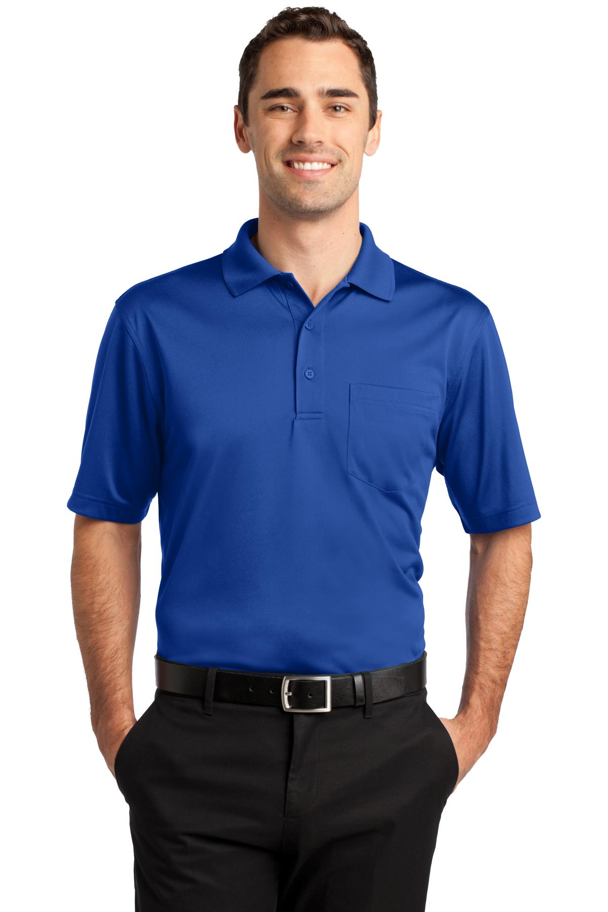 CornerStone Select Snag-Proof Pocket Polo - Royal